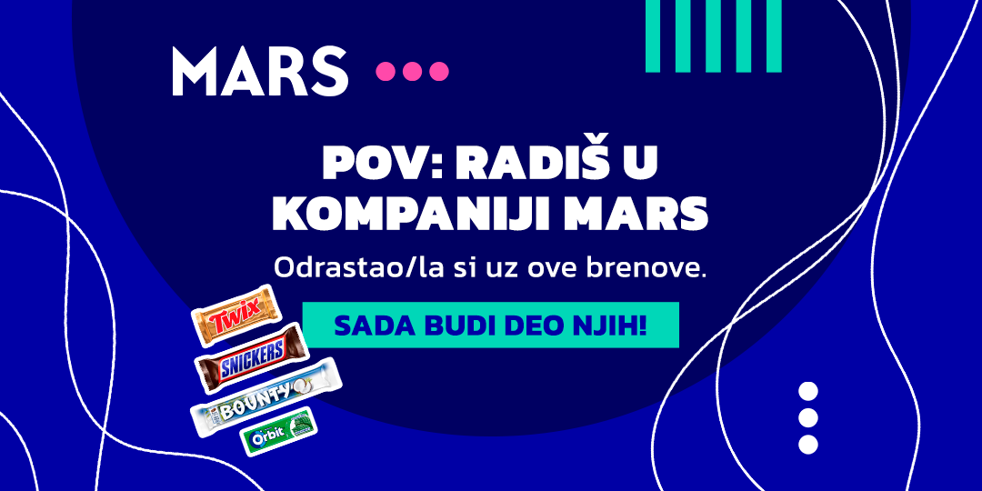 Radi u kompaniji Mars