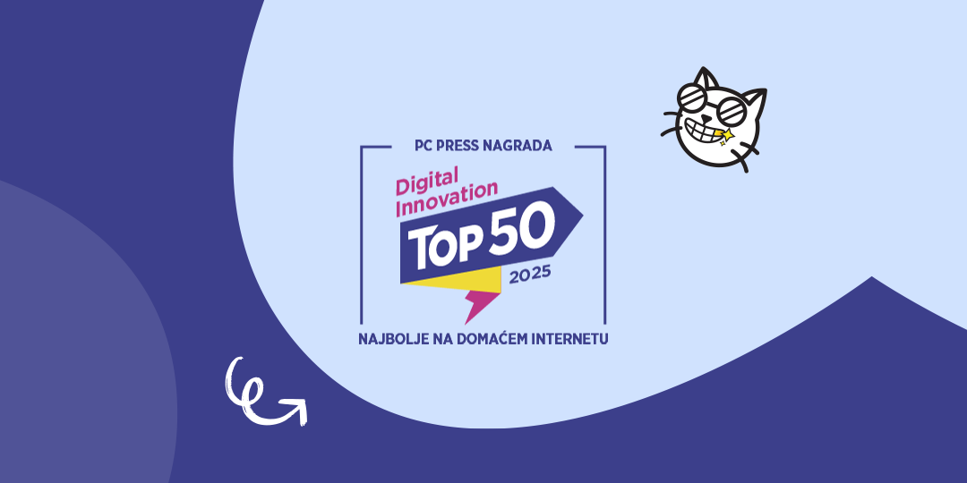Specijalno priznanje za Digital Innovation za Mjob na takičenju Top 50 online stvari u Srbiji